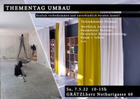 Flyer-Thementag Umbau